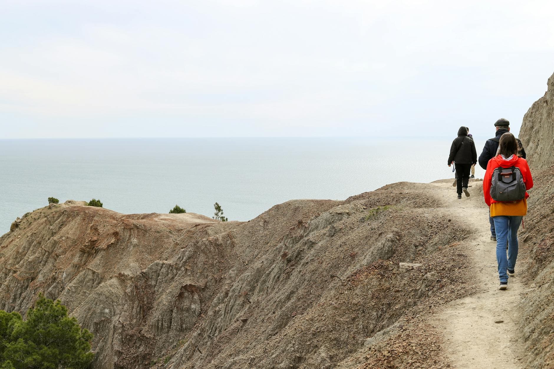 Morning light on the Path of the Gods trail