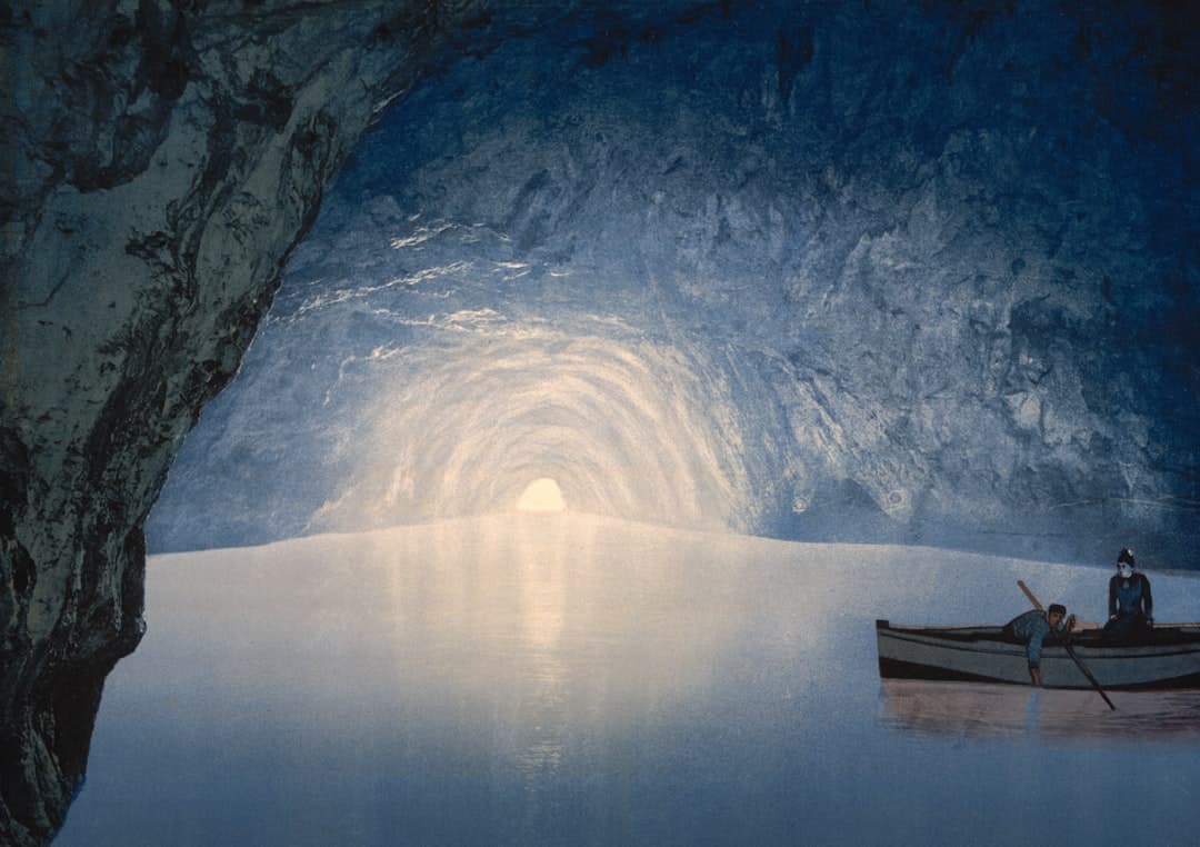The magical Blue Grotto on Capri